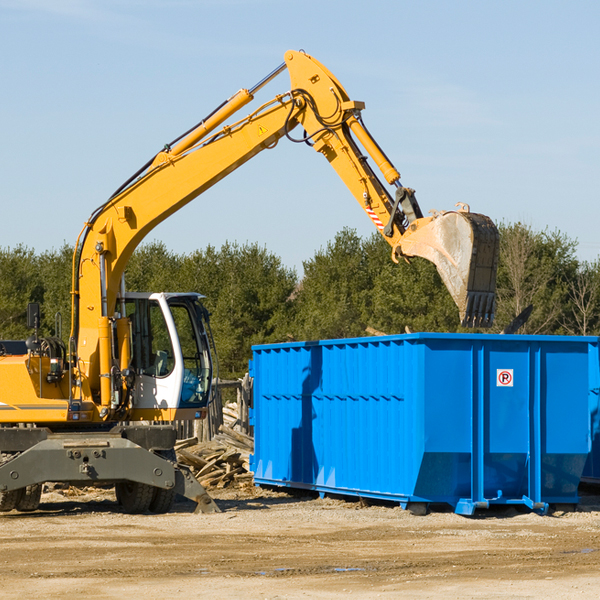 what happens if the residential dumpster is damaged or stolen during rental in Hartford Alabama